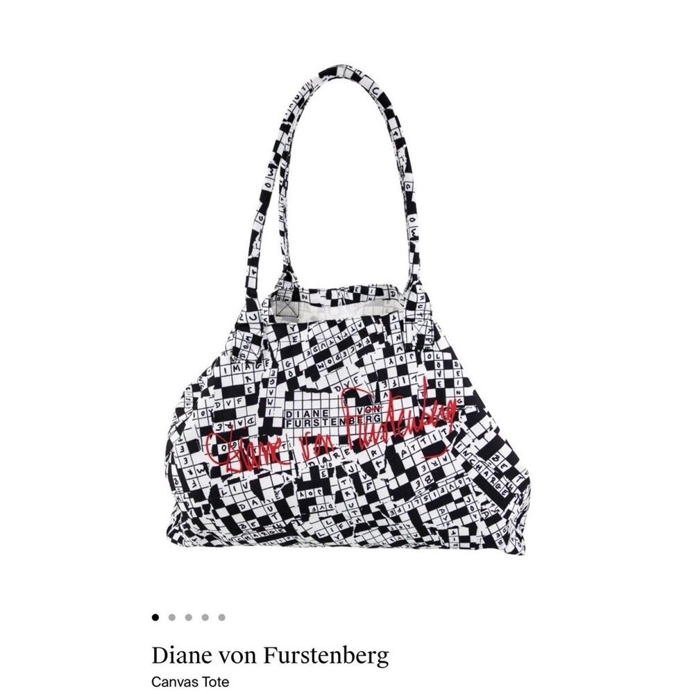 Diane Von Furstenberg 50th Anniversary Large Oversized Tote Beach Gym Pool Bag